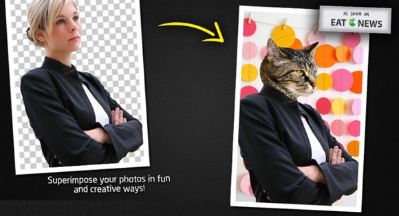 نرم افزار جالب جابه جایی آسان قسمت های عکس -دانلود Superimpose